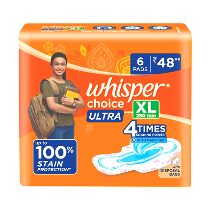 Whisper Choice Ultra Pads XL